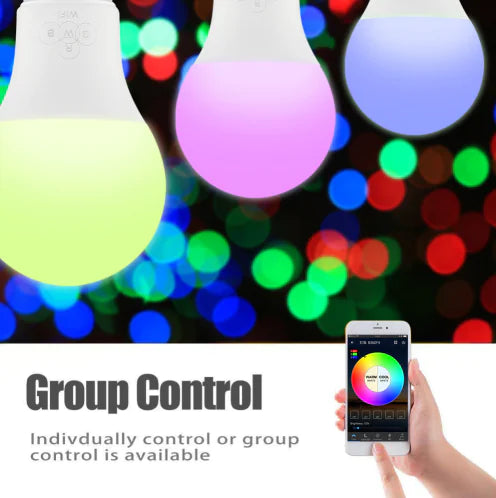 Smart WiFi Bluetooth RGBW LED Bulb 4.5W/6.5W