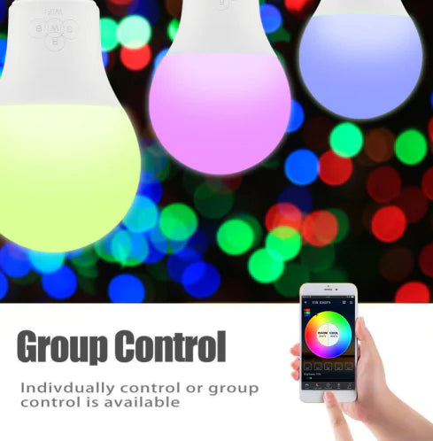 Smart WiFi Bluetooth RGBW LED Bulb 4.5W/6.5W