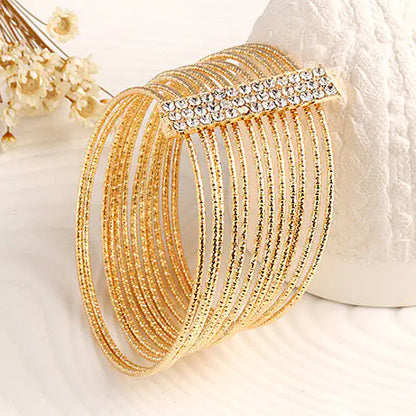 Luxor Crystal Bangles 12 Of Them Together