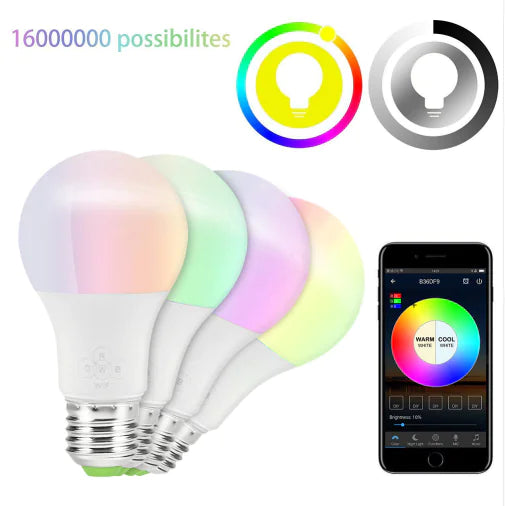 Smart WiFi Bluetooth RGBW LED Bulb 4.5W/6.5W